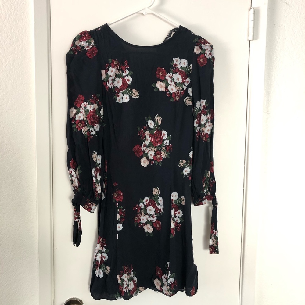 Zara blue floral dress
